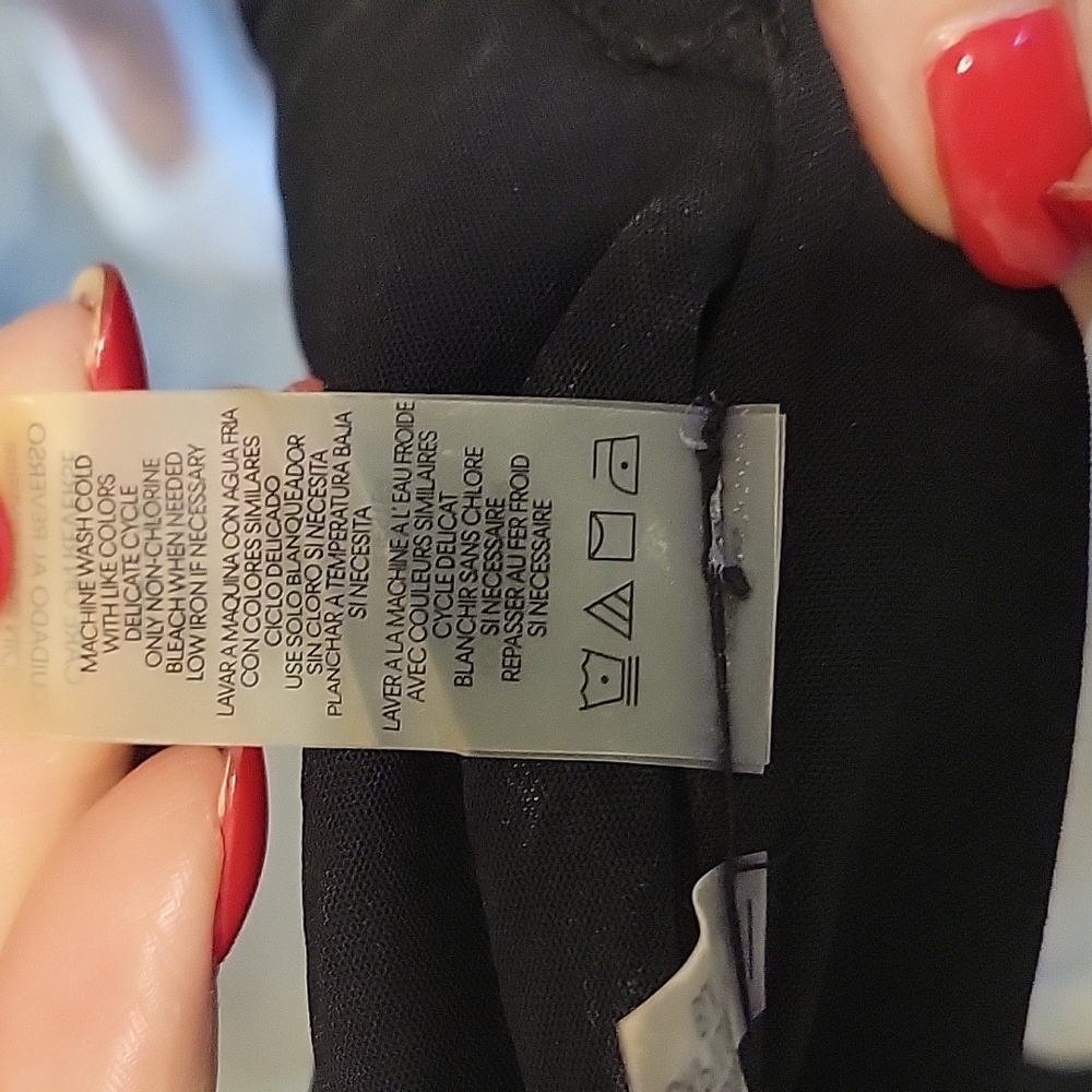 Calvin Klein black shirt dress, XL, - Picture 3 of 6